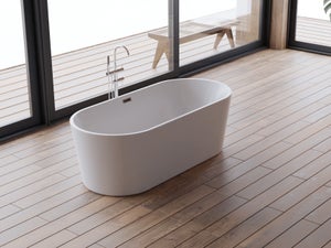 Baignoire îlot ovale JADE L.170 x l.80 cm, by SPALINA