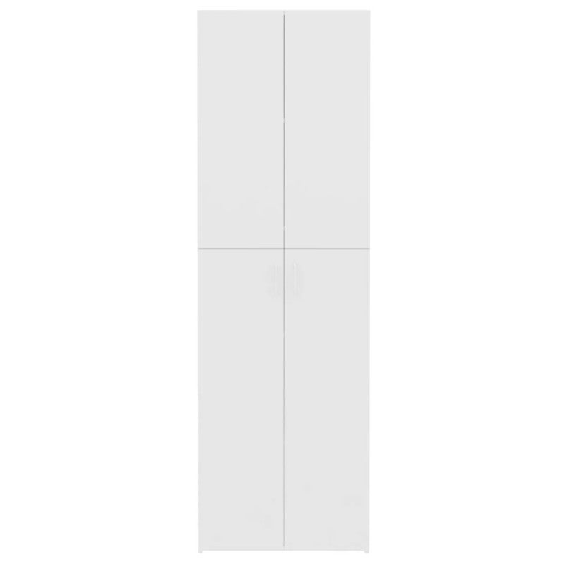 Armoire de bureau Blanc 60 x 32 x 190 cm Bois d ingénierie - 6