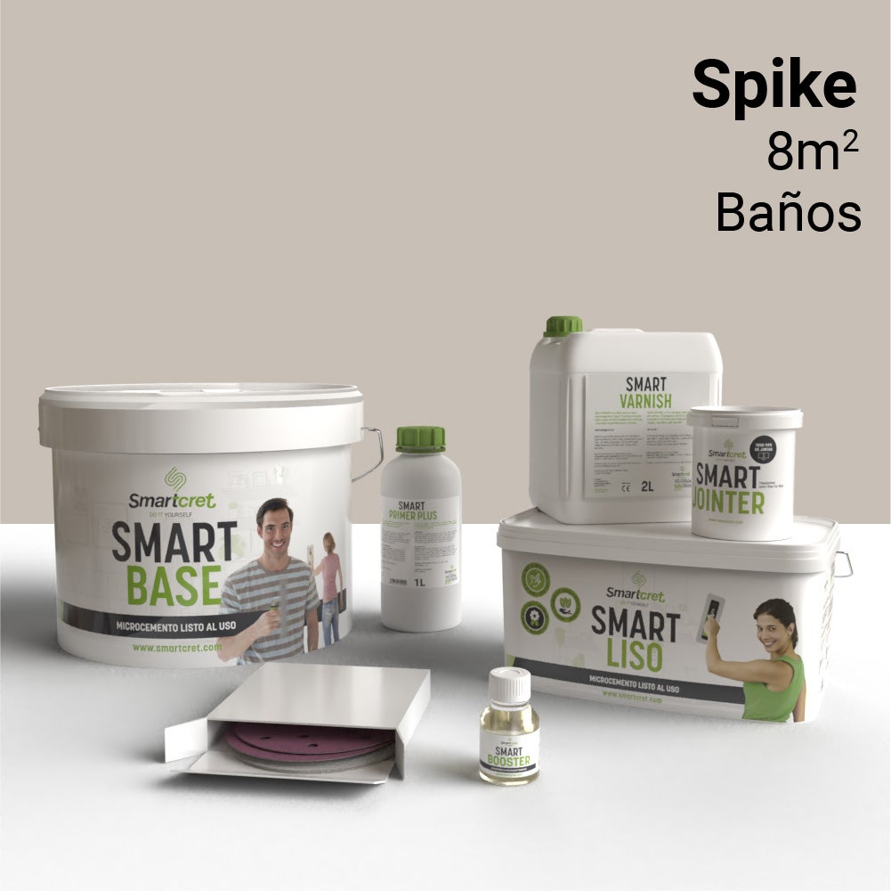 Kit microciment intelligent pour surfaces NON absorbantes 8m2. Couleur ...