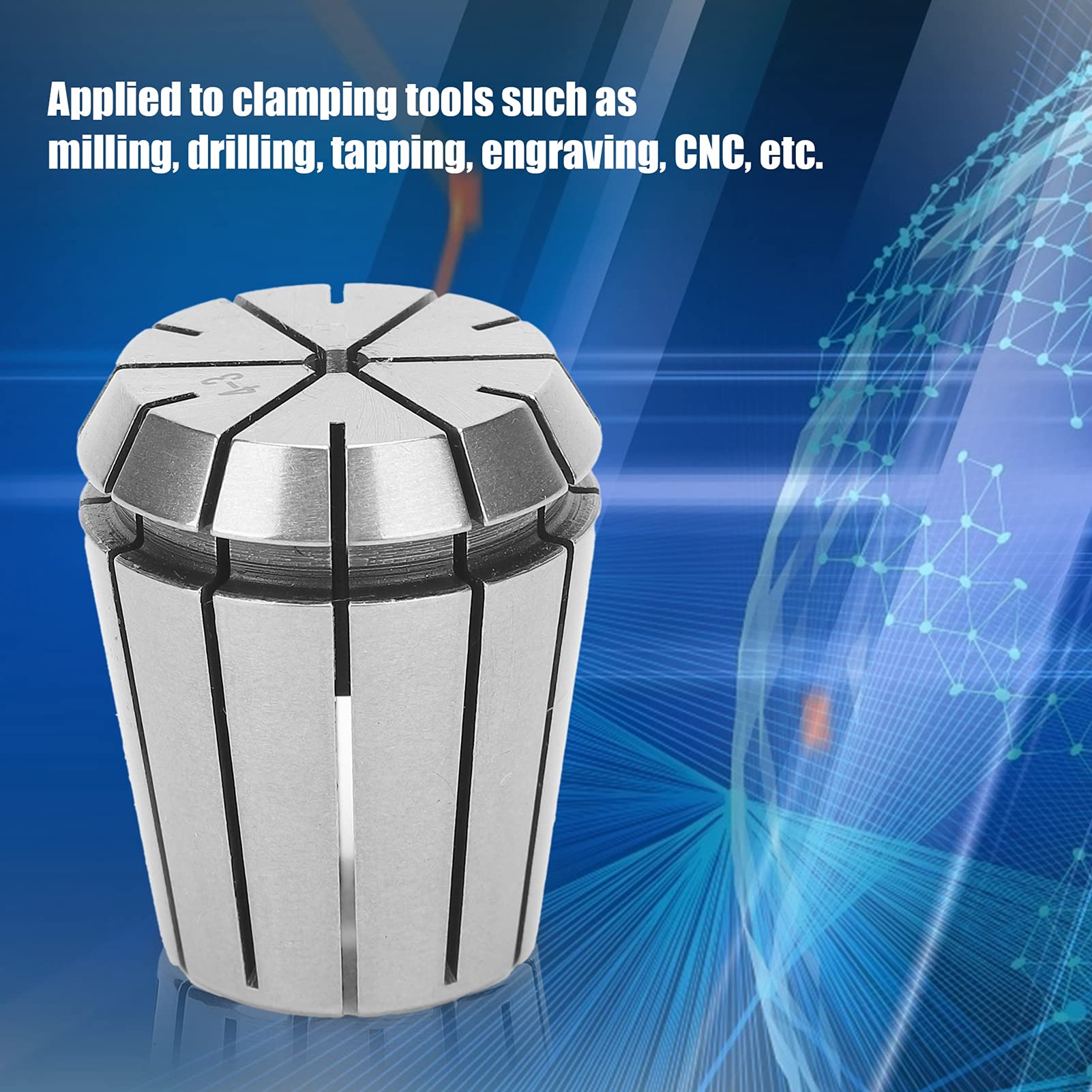 Mandrin de fraiseuse à ressort pour tour CNC, porte-outil de haute précision ER32-4 0,008 mm - 8