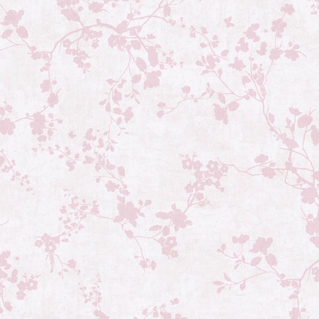 Profhome 770791-GU Papel de parede com flores liso fosco 5,33 m2