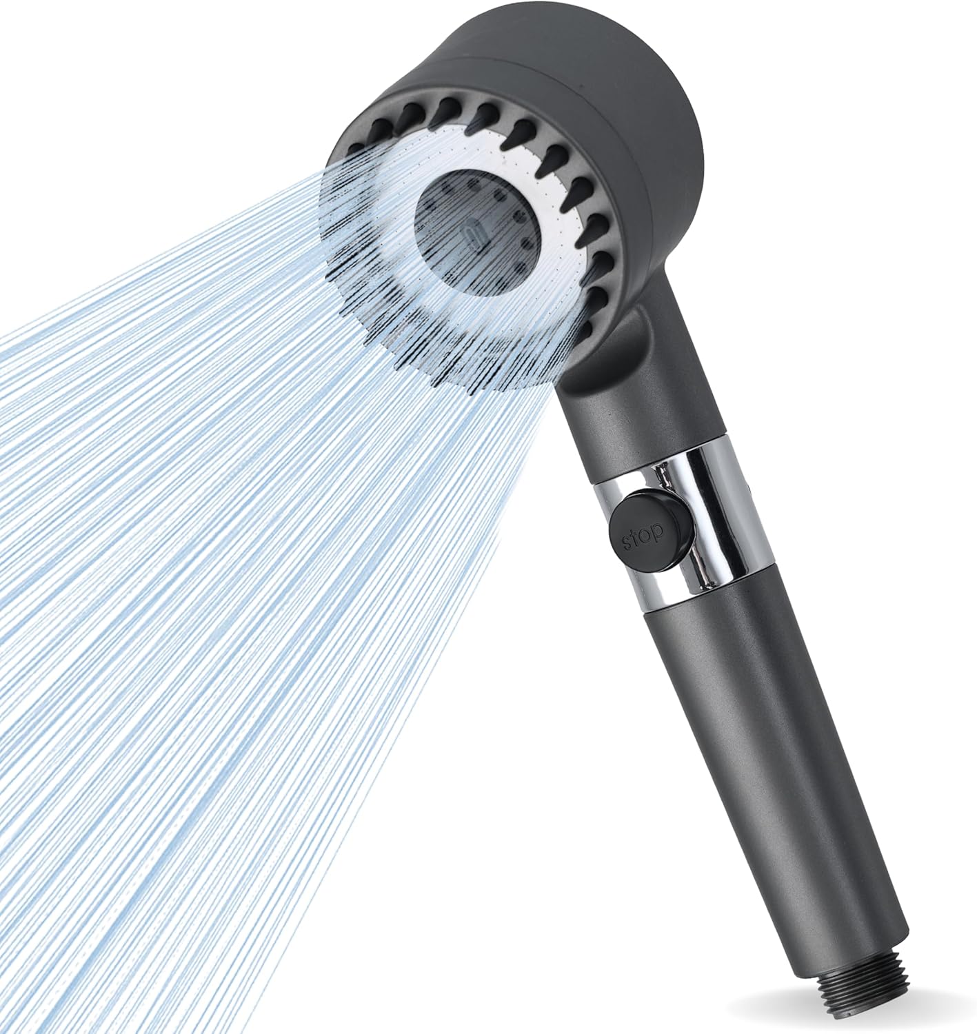 Pommeau De Duche Haute Pression Economie Deau Avec Tuyau Douche 1.5M