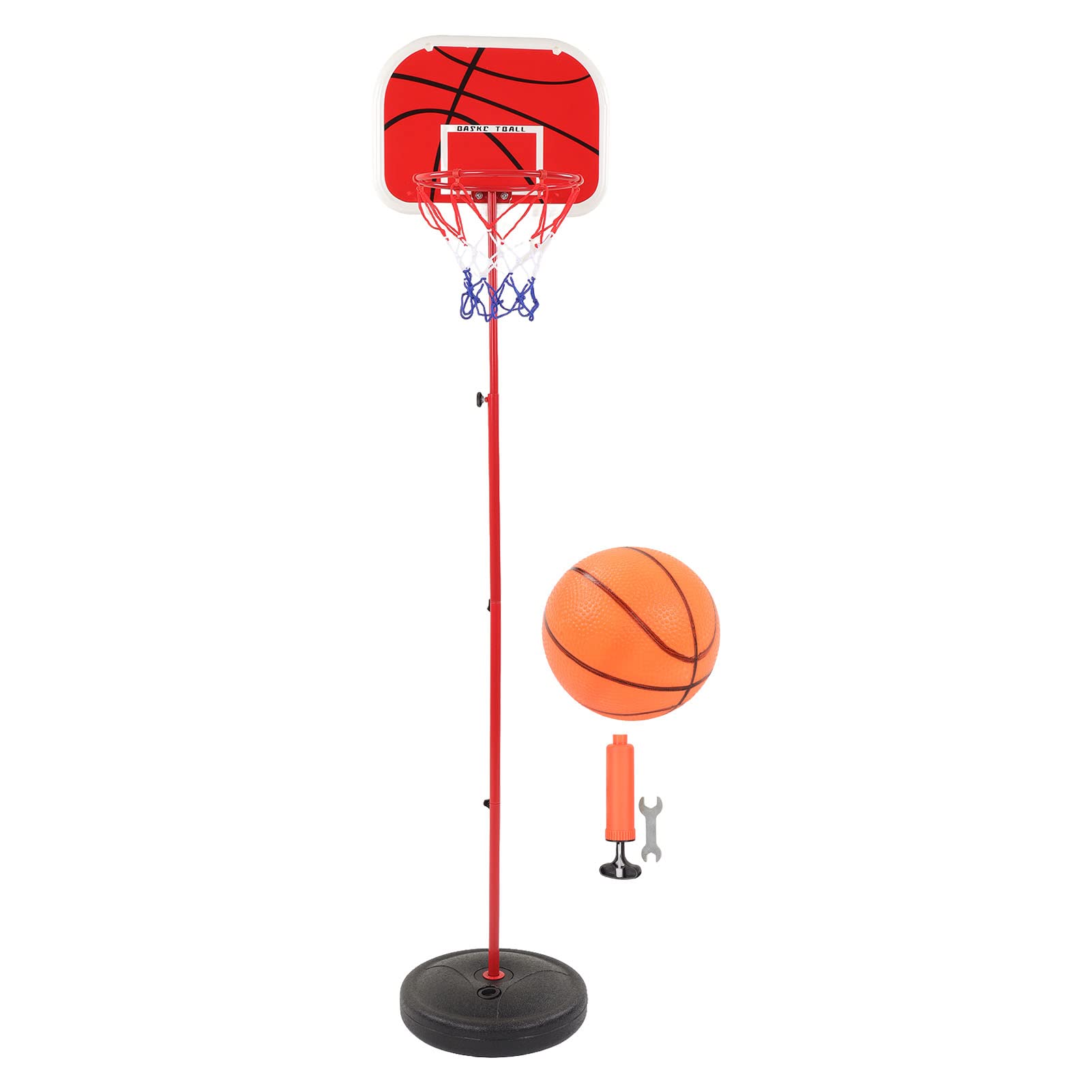 Support de basket réglable en hauteur de sport en plastique enfants Support de basket réglable en hauteur de sport en plastique enfants