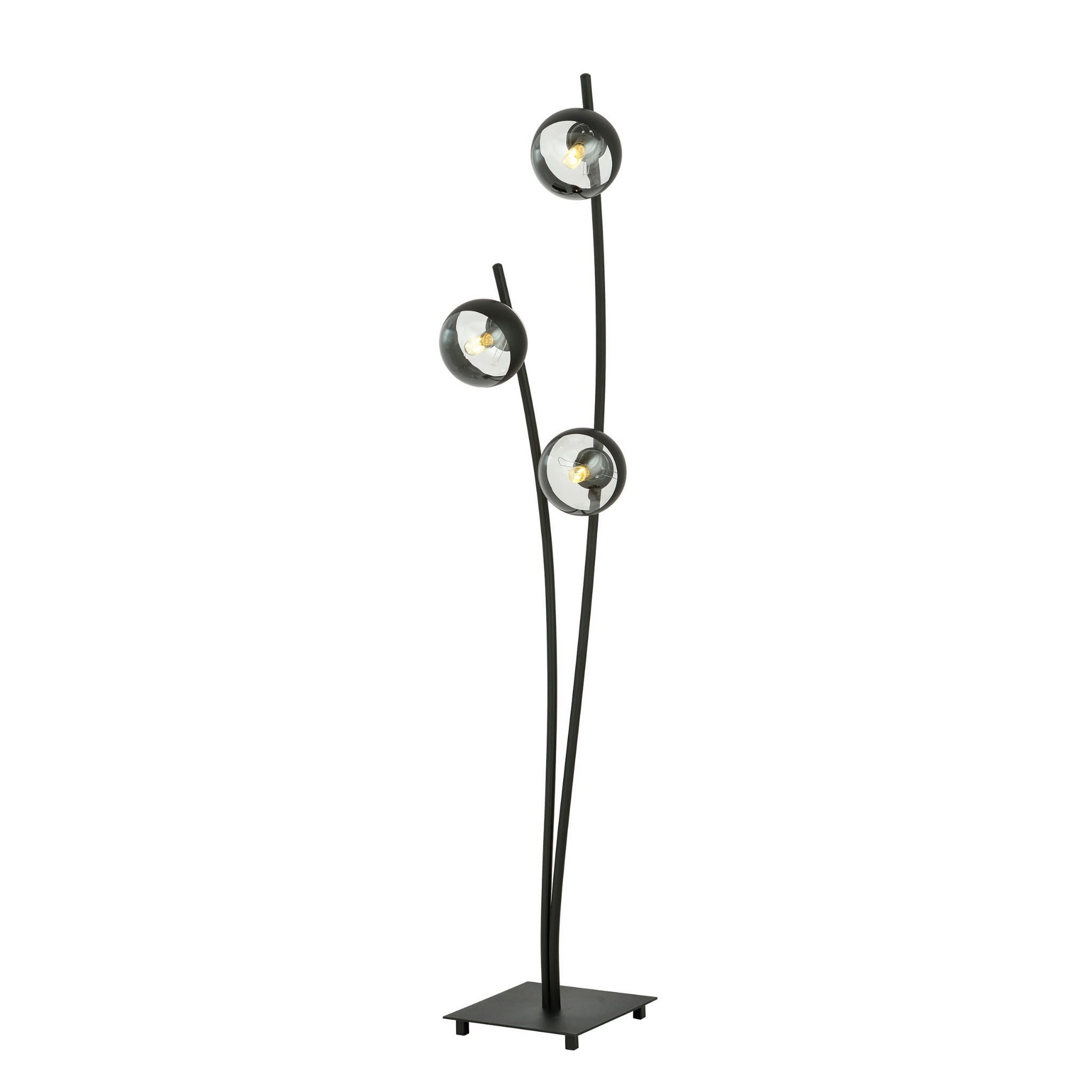 Lampa podłogowa stojąca Hunter czarna 3xE14x10W wym: 150 x 35 x 35 cm metal Emibig