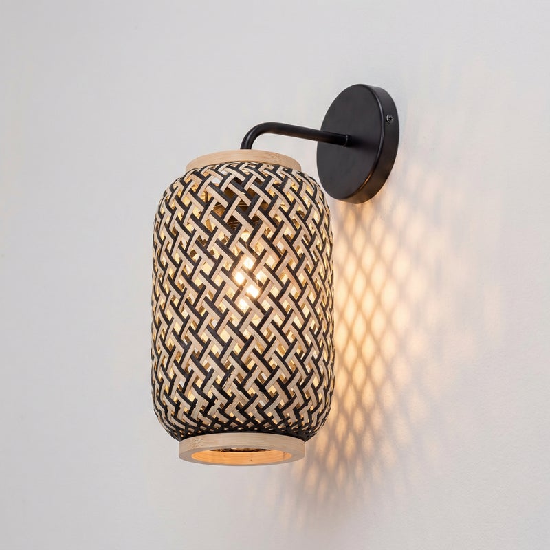 Kinkiet Adalla czarny matowy-wielokolorowy 1xE27x40W metal wym:37x17x24cm IP20 Rabalux