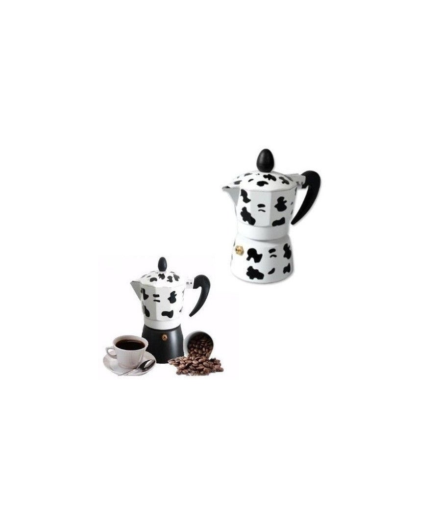 Trade Shop - Caffettiera 3 Tazze Moka Mucca Express Mukka Caffe Espresso 3 Tazze Caffè - - 2