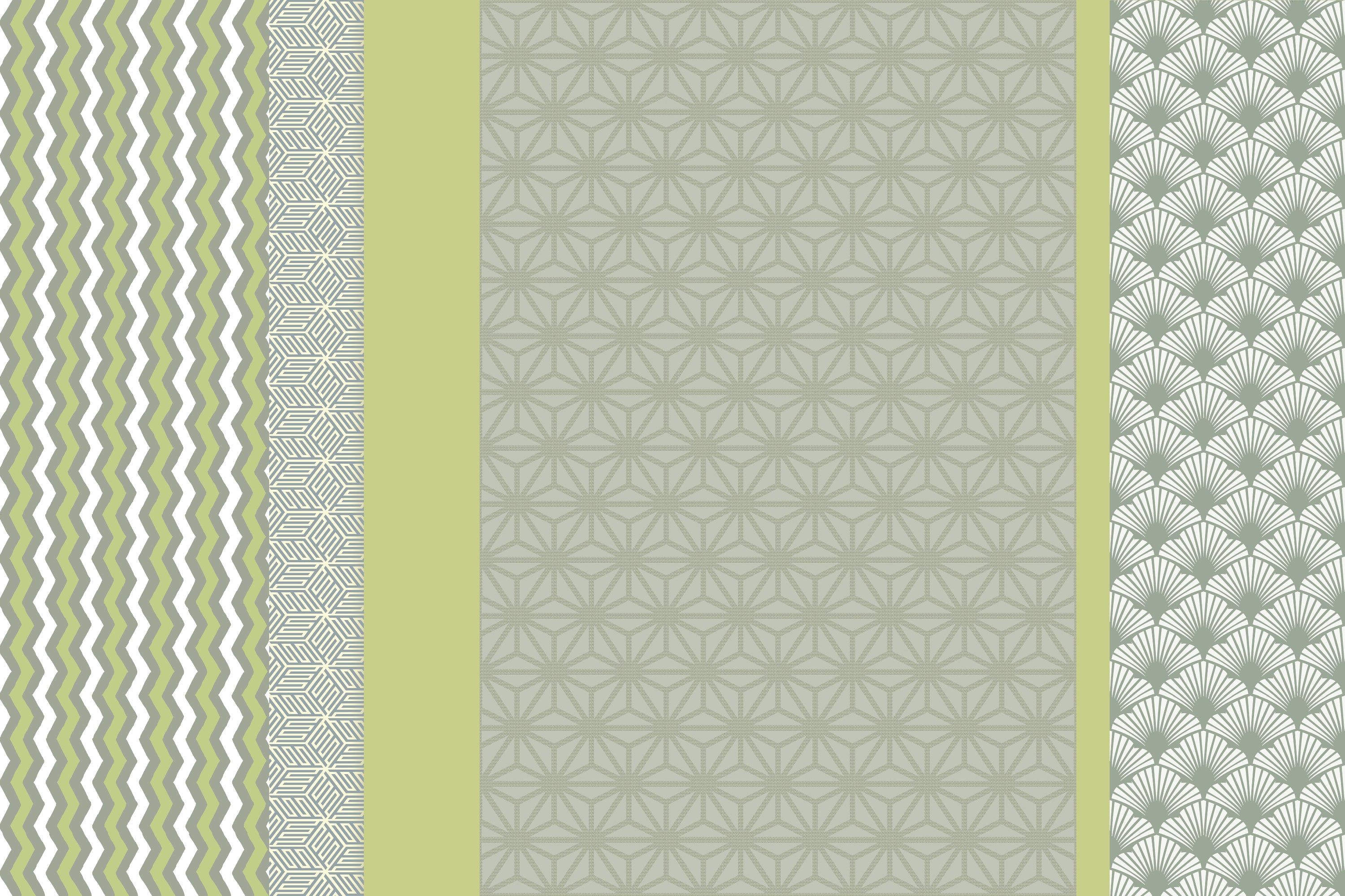 Alfombra de vinilo composición pistacho 100x150 cm - pvc antideslizante, vinilica para habitación infantil, ignífuga y lavable