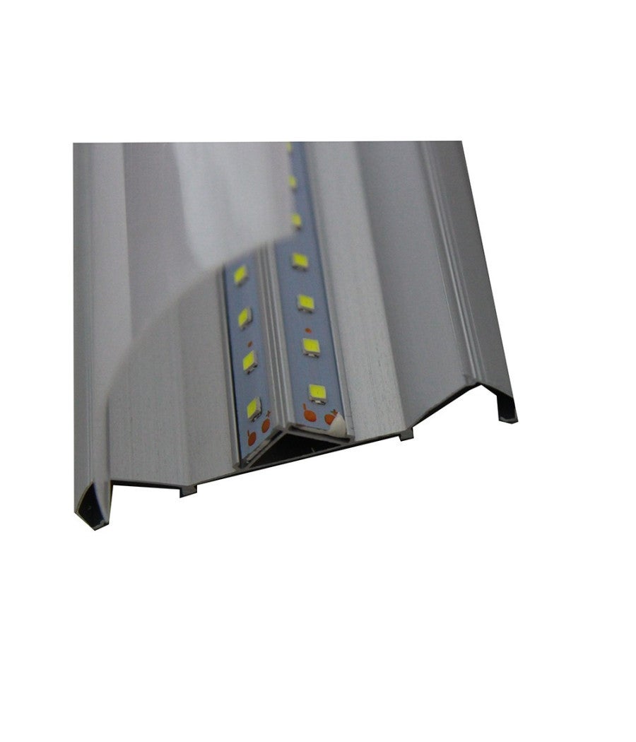 Trade Shop - Plafoniera Applique A Led Slim Smd Soffitto Lampada Profilo Spessore 27mm Luce - Bianco Caldo 90 Cm - - 3