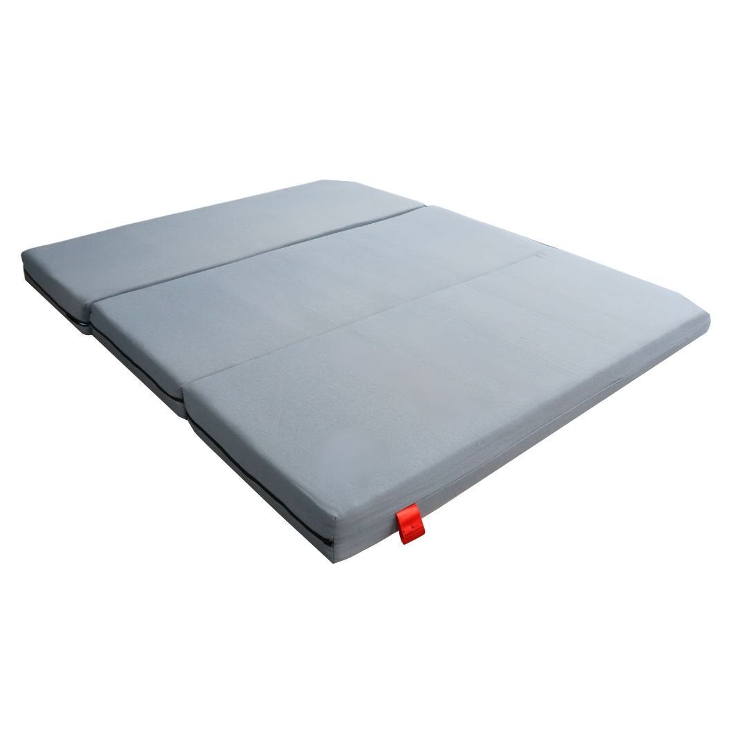 Colchón para camper renault kangoo - 5cm de grosor con hr 25kg/m3 y 3cm de viscoelástica - gris