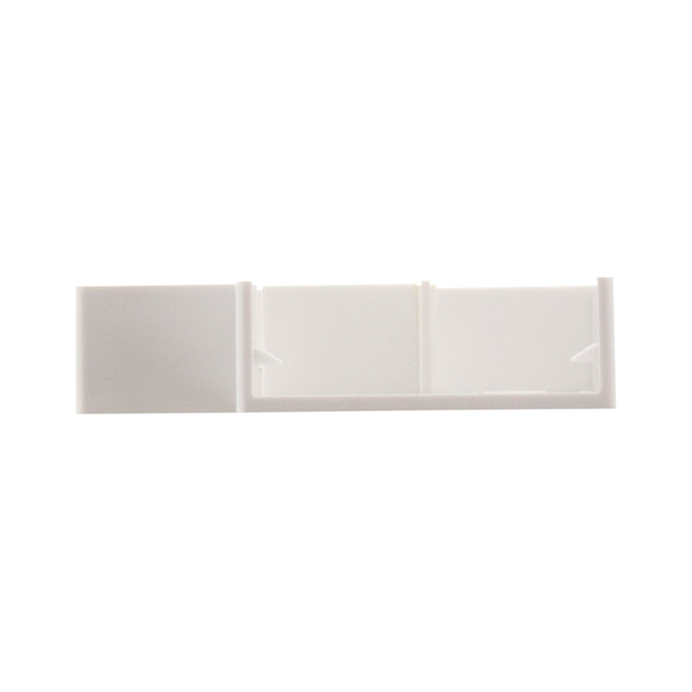 Lot de 4 angles plats 30 x 10mm - Blanc - Zenitech - 5
