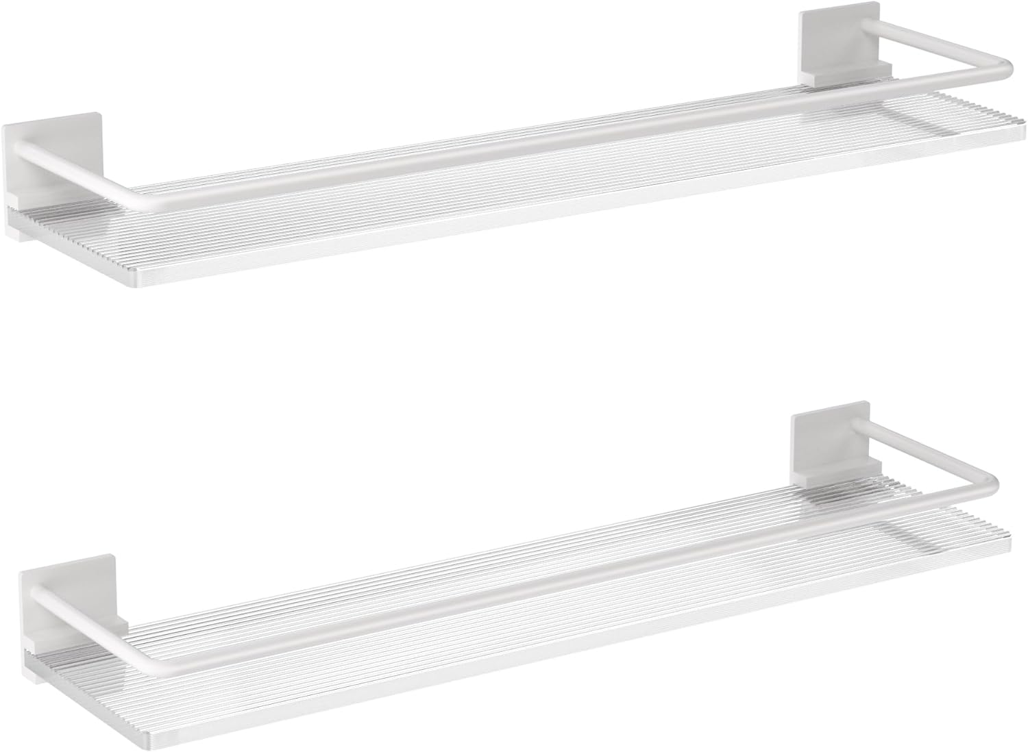 AMEITECH Lot de 6 étagères flottantes en Acrylique Transparent pour Rangement Mural, 38 cm AMEITECH Lot de 6 étagères flottantes en Acrylique Transparent pour Rangement Mural, 38 cm