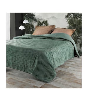 Dessus de Lit Paloma Taille 150x200cm Coloris Vert kaki