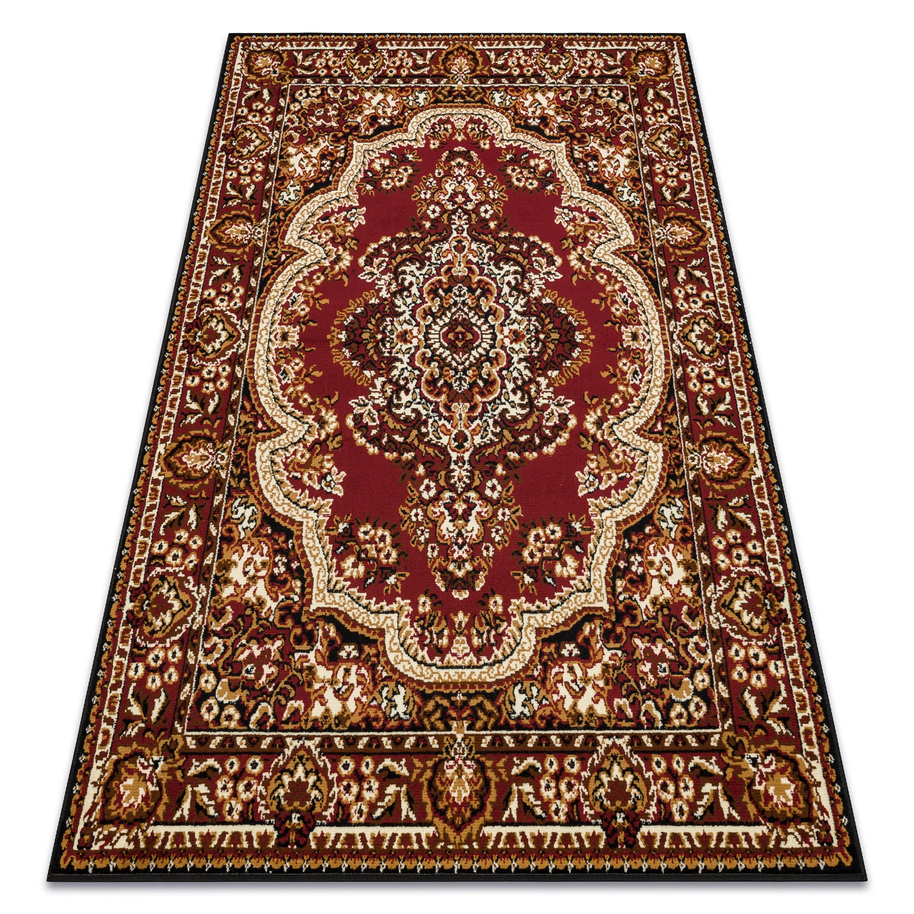 Dywan BCF Morad WIOSNA Ornament, klasyczny - bordo 160x220 cm