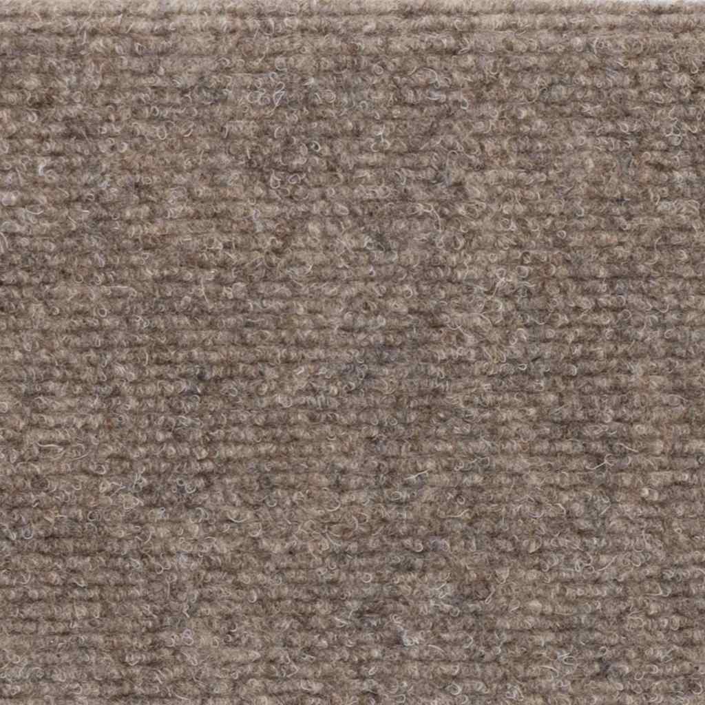 vidaXL Tapis d'escalier autocollants 30 pièces 56 x 17 x 3 cm Beige Demi-rond - 7