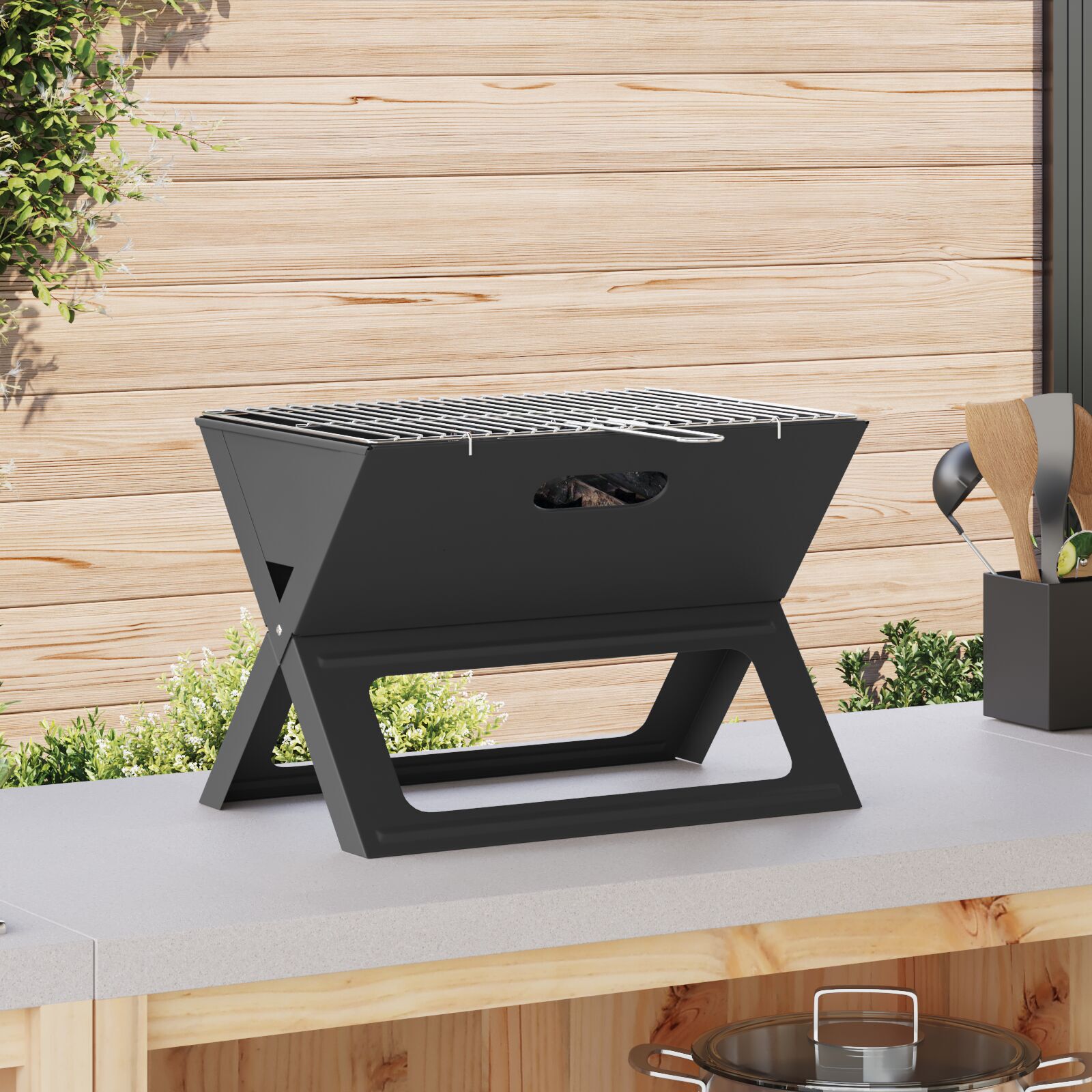 Griglia In Acciaio Inox Per Barbecue, Ricambio, 30x25 Cm O 30x45 Cm, Per Campeggio E Picnic