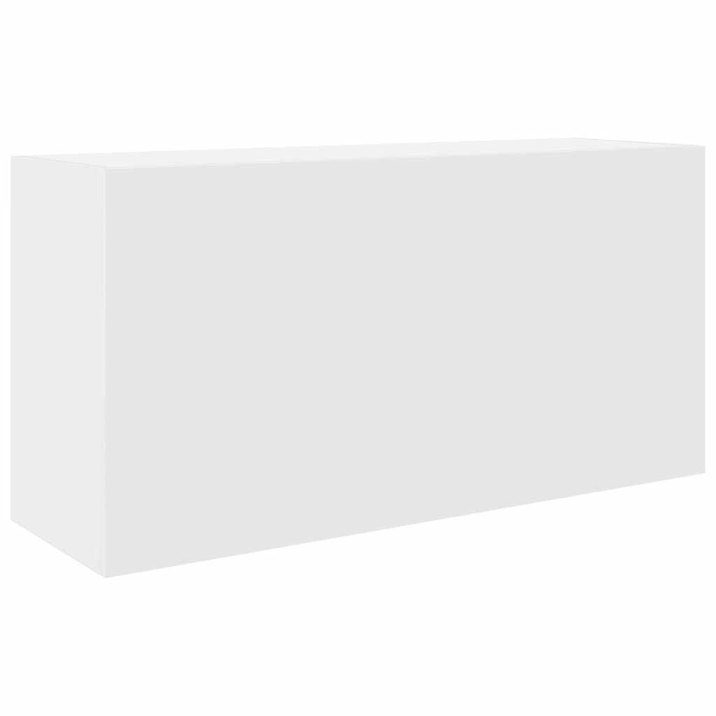 Armadio da parete bagno Legno ingegnerizzato 80x25x40 cm Spazioso Adatto al bagno Bianco – ComfortXL - 9