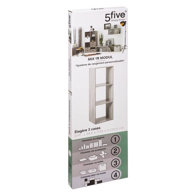 BESTÅ scaffale, con 5 ripiani/effetto rovere con mordente bianco, 60x40x193 cm - Italia BESTÅ scaffale, con 5 ripiani/effetto rovere con mordente bianco, 60x40x193 cm - Italia