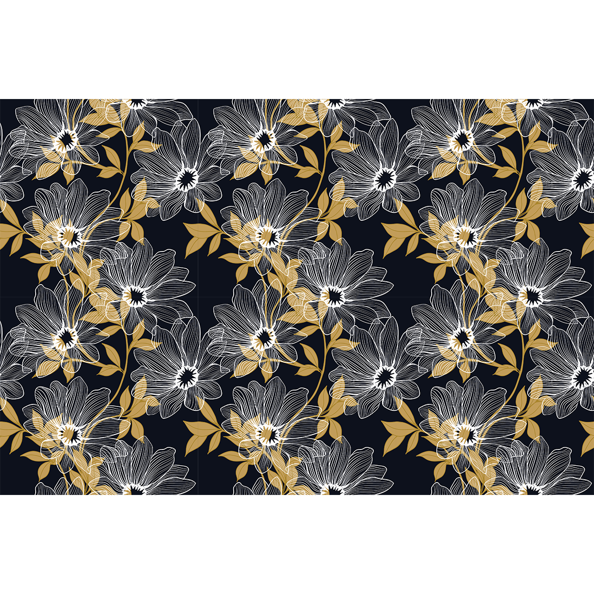 Adesivo mobili tropicale nara - Sticker adesivo - adesivi murali - 40x60cm - 2