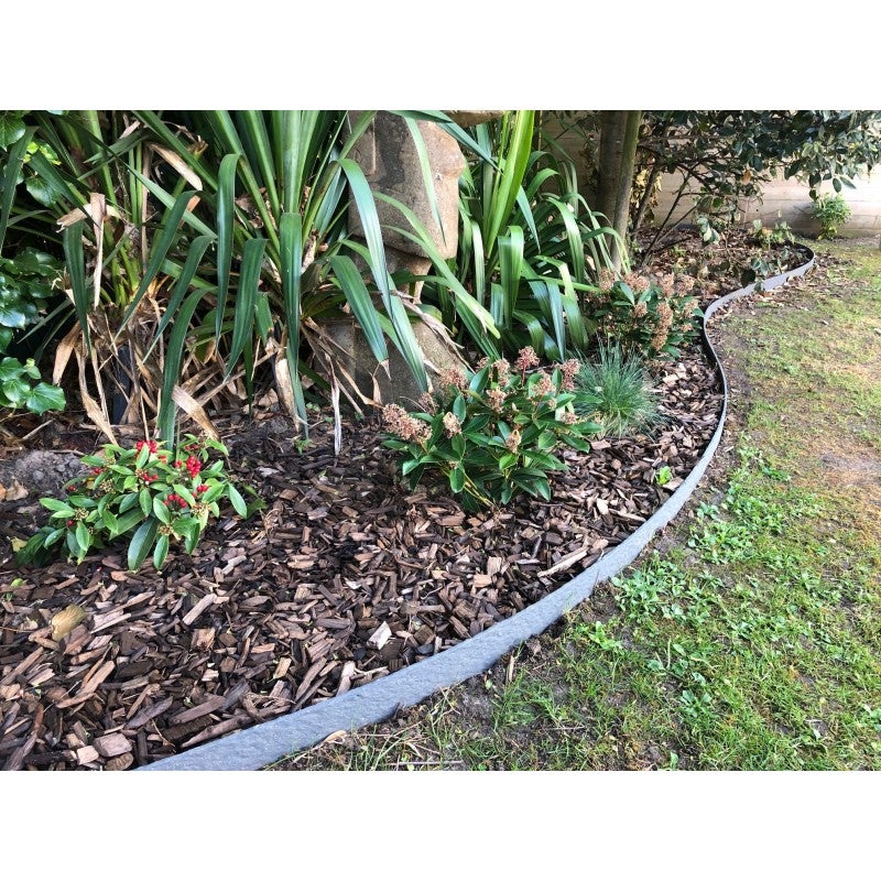 Ecolat Bordure de jardin H.14 cm rouleau - Gris 2000 - 3