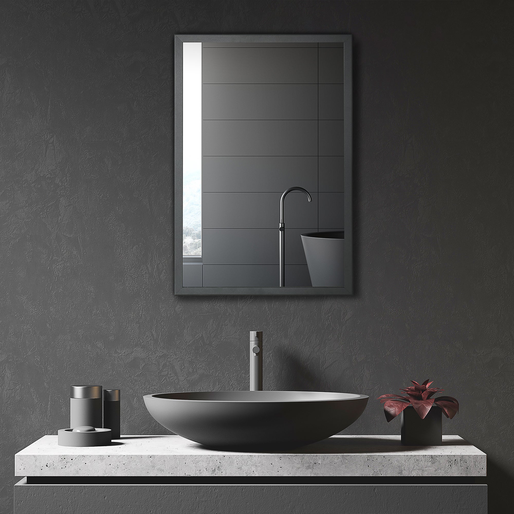 Armoire à miroir Acier inoxydable kleankin - 2