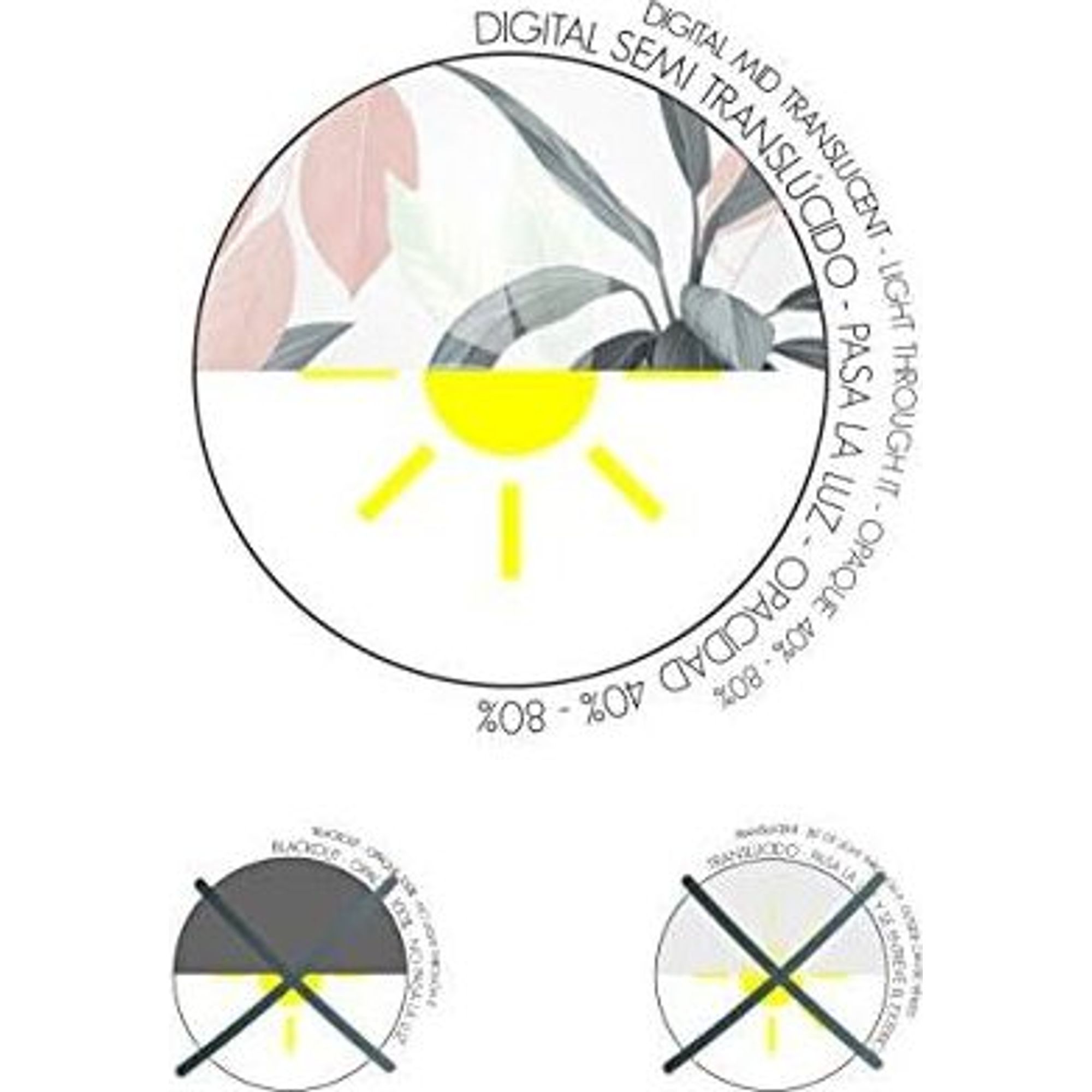 ECOMMERC3 | Tenda a rullo traslucida misura 130x180 - Tenda in tessuto misura 127x175 - 6