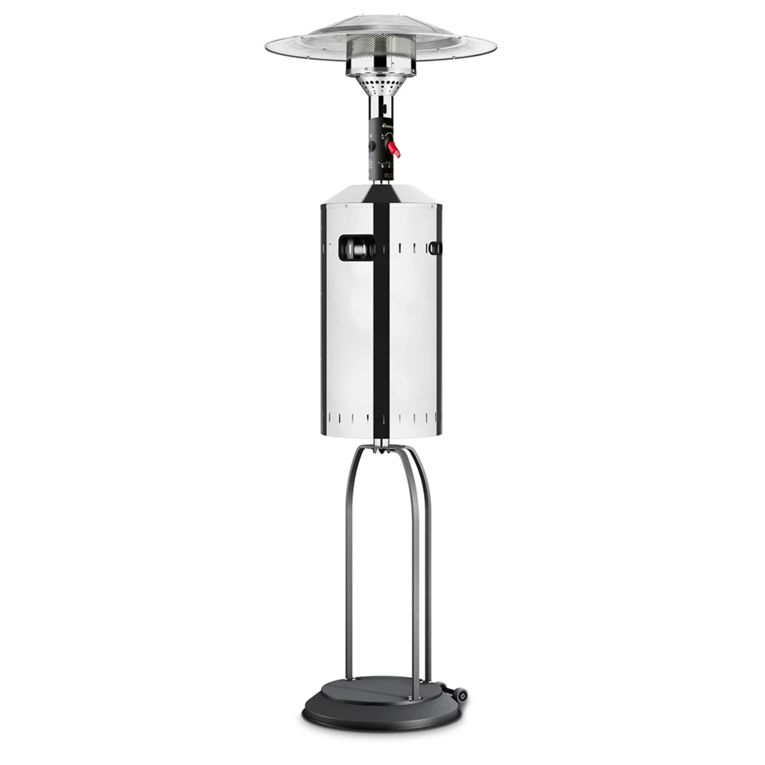 Estufa de gas para terraza y jardín ROMERO GARDEN GNOMO – Acero inoxidable, hasta 35 m², calefacción exterior eficiente - 2