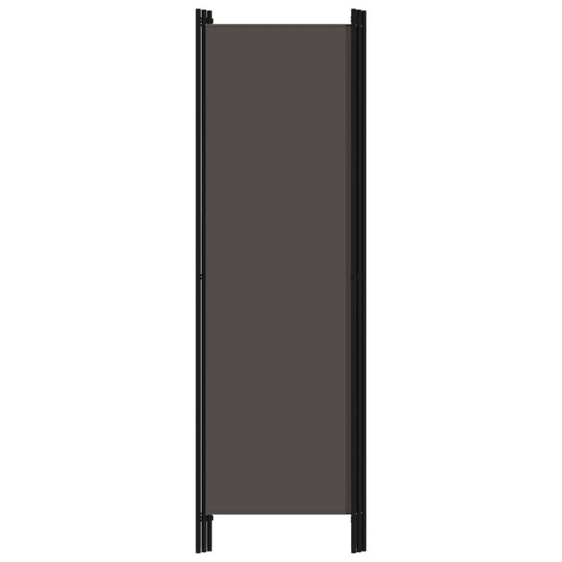 Cloison de séparation 3 panneaux Anthracite 150x180 cm - 4