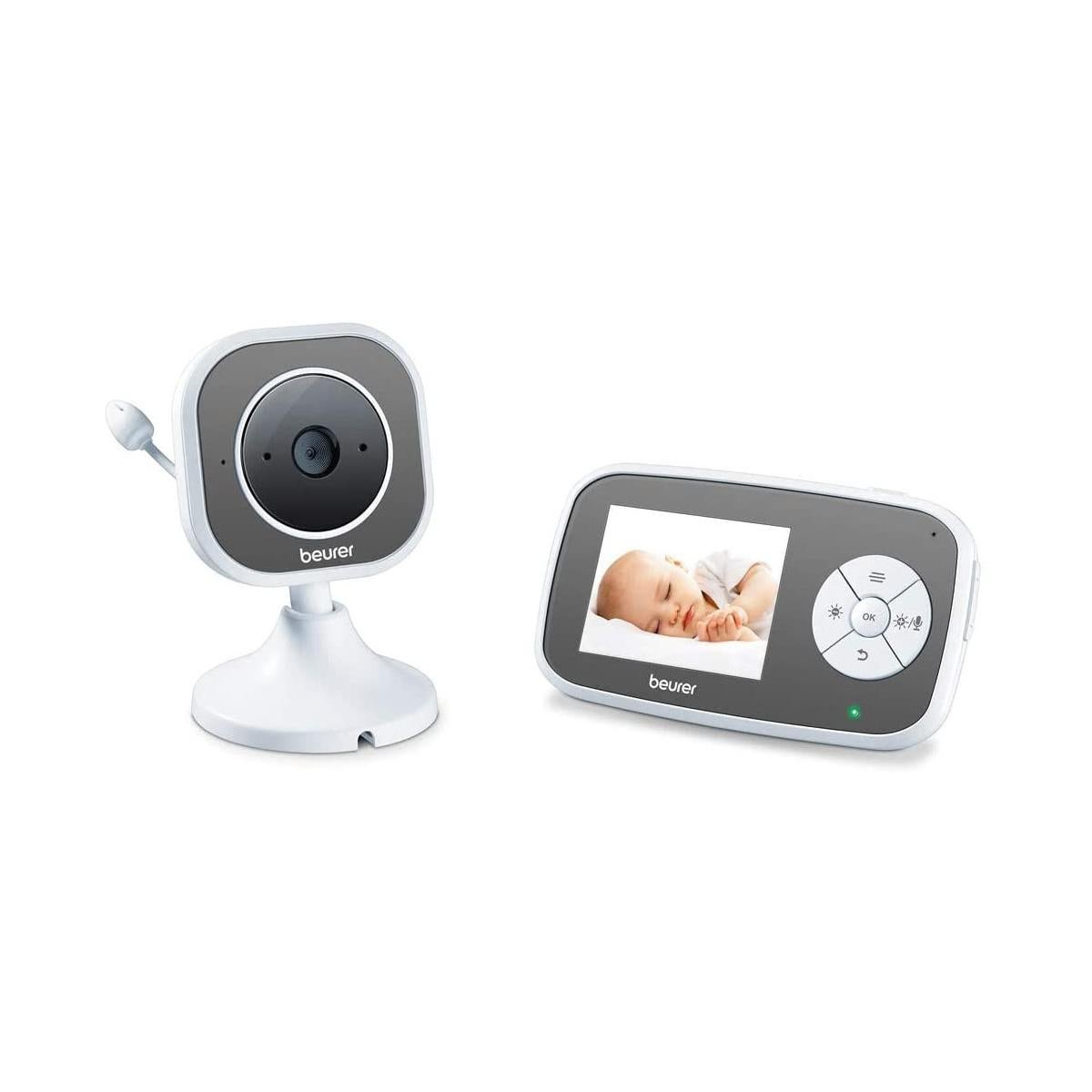 Beurer By 110 Babyphone, Monitor De Bebé Con Vídeo Lcd De 2,8 Pulgadas Y 300 M , Leroy Merlin