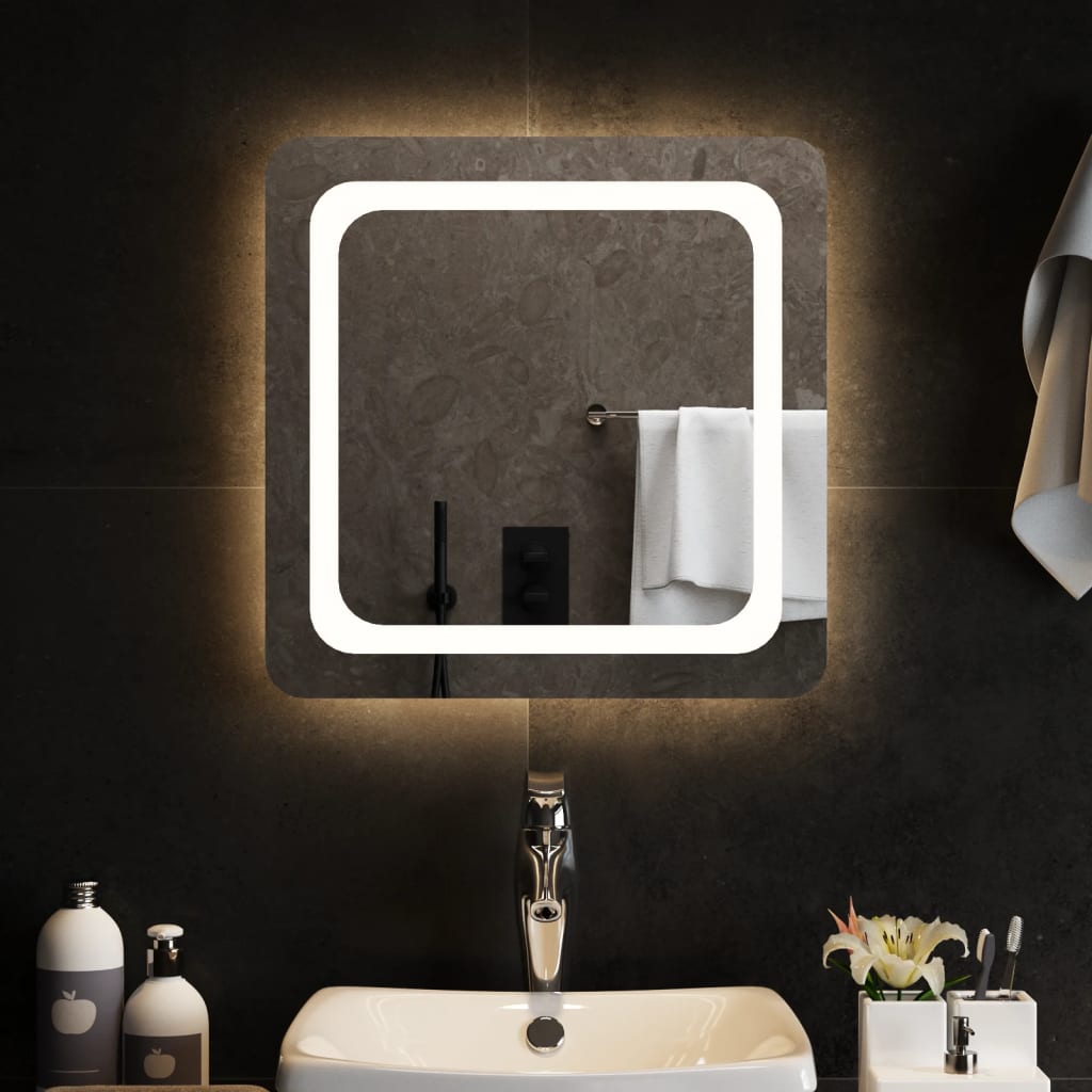 VidaXL Specchio da Bagno LED 90x40 cm Ovale | Leroy Merlin