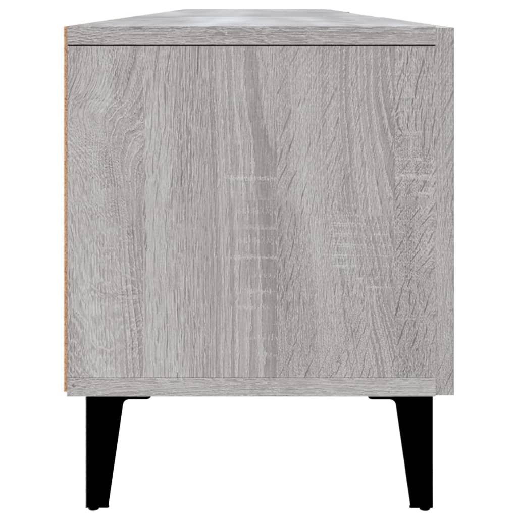Maison Exclusive - Meuble TV sonoma gris 180x31,5x40 cm bois d'ingénierie - 8