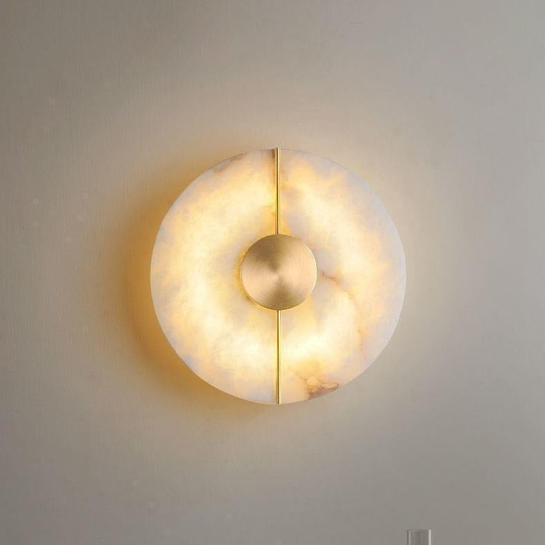 Aplique de pared redondo moderno — iluminación para pasillos, luminaria de pared, luz para sala de estar, lámpara decorativa de cabecera (3000k)