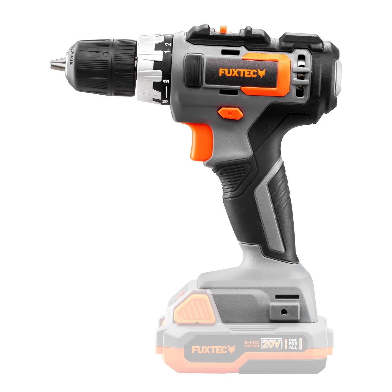 Taladro atornillador a batería 20V FX-E1BS20 FUXTEC- set con 2x baterías 2ah y 1 cargador- +valet - 8