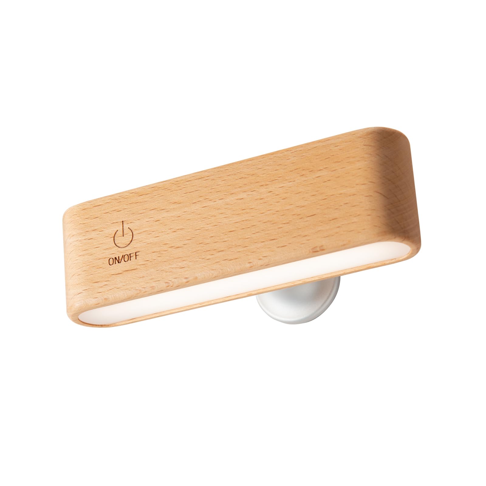 Oryginalna mini lampa ścienna LED, regulowana jasność, magnetyczna, obrót o 360°, sterowanie dotykowe, lampka nocna