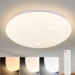 Plafonnier LED Ciel Étoilé 25 Cm Chambre Enfant – Lumière Neutre 4000K 12W – Ambiance Romantique Moderne