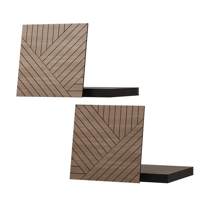 Vicco Panele ścienne , Dąb, 12 sztuk, lewa + prawa