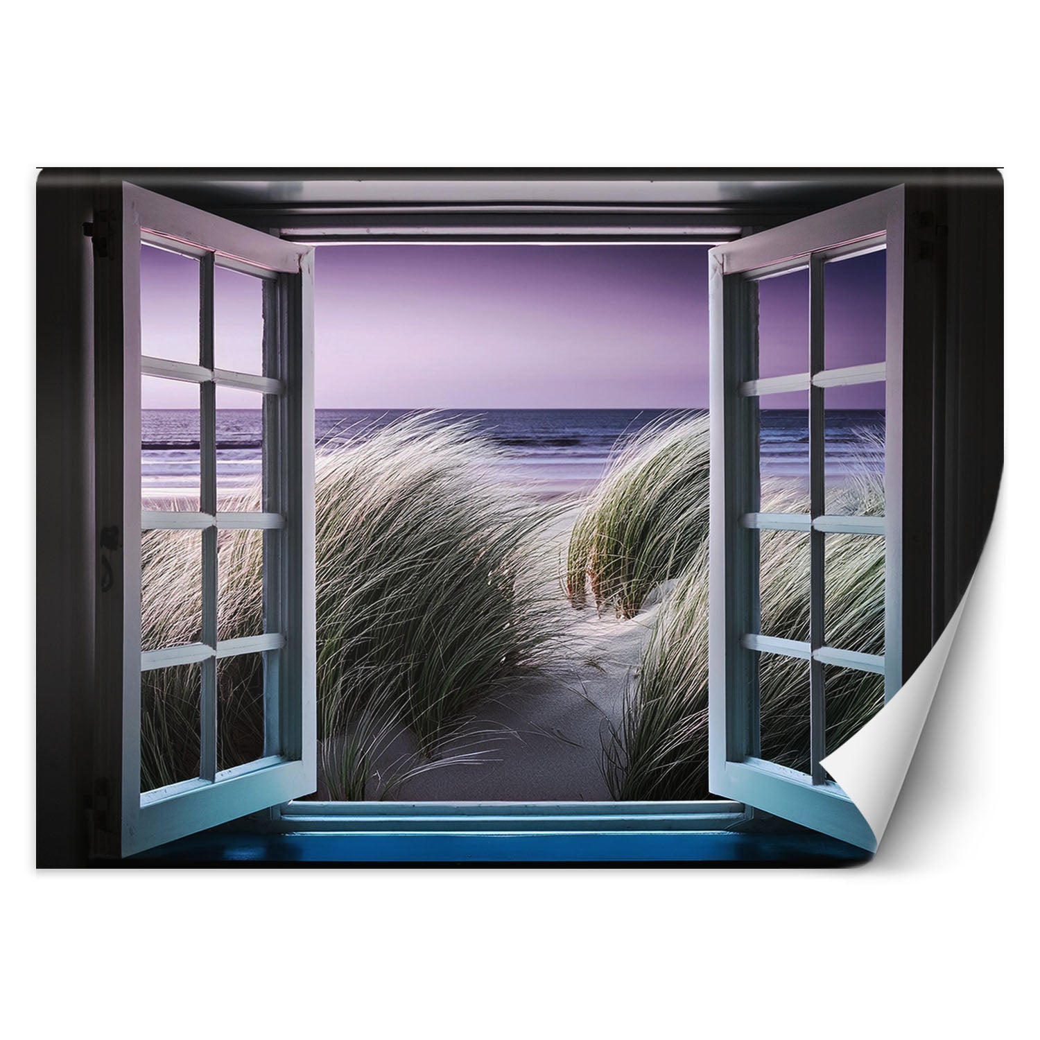 Fototapeta, Widok z okna Plaża Natura 250x175