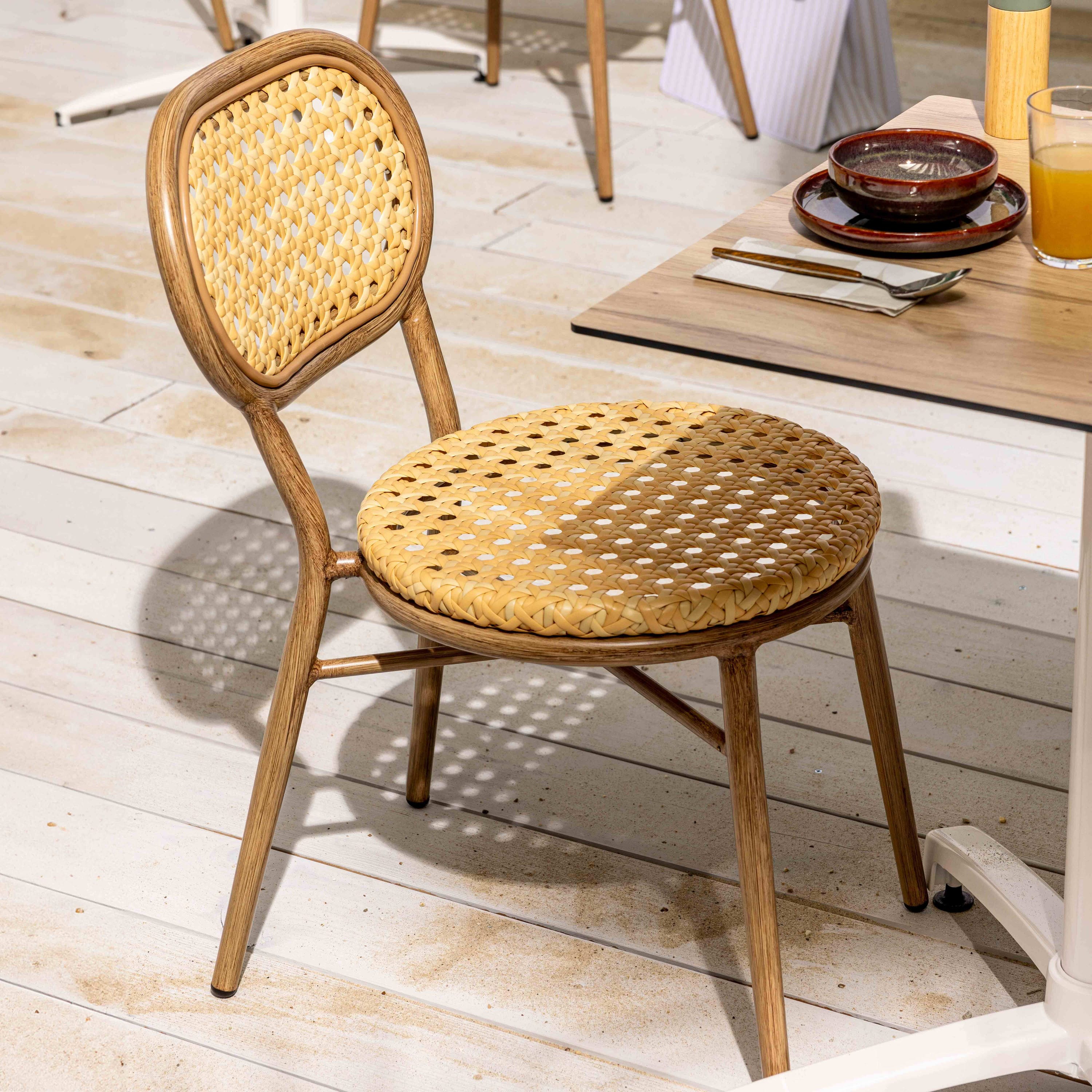 Rattan Sintetico Sedia Sdraio Rattan Giardino Piccola Sdraio