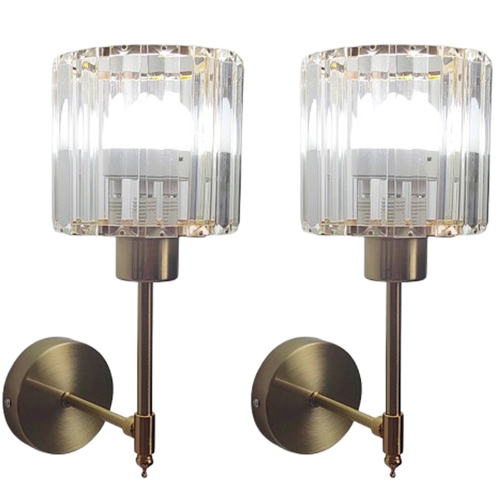 Lot De 2 Appliques Murales à Piles Télécommandées à