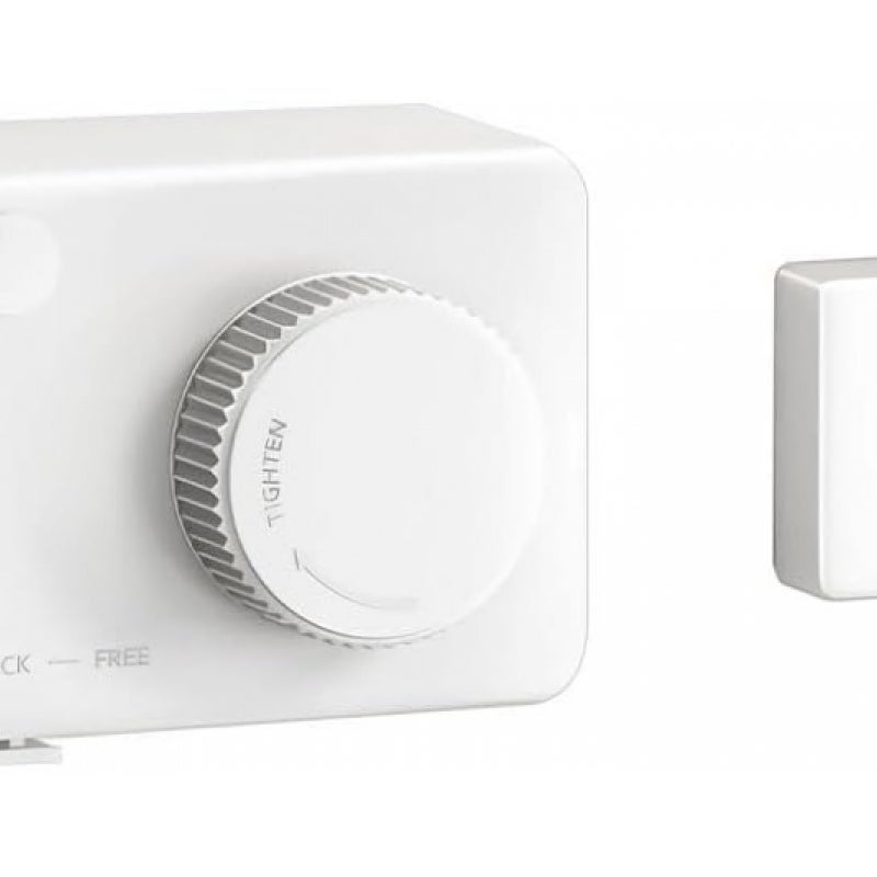 Suszarka do ubrań teleskopowa, stalowa linka do suszenia ubrań 4,2 m, ścienna, biała