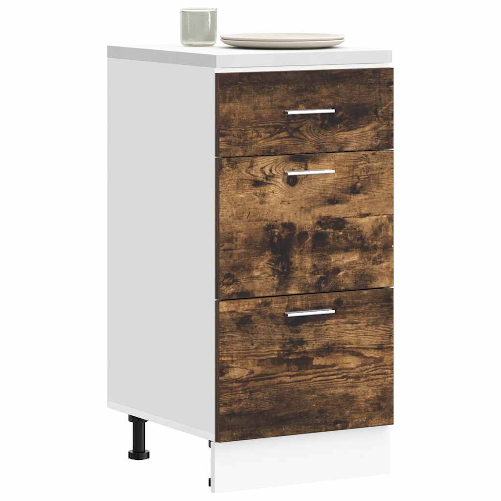 vidaXL Armoire basse chêne sonoma 80x46x81,5 cm bois d'ingénierie