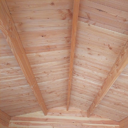 Studio de jardin OUTRIAZ 16m² - Bois Douglas épaisseur 55mm - Porte & Fenêtres PVC GROSFILLEX - Toiture Bacacier avec voliges - 7