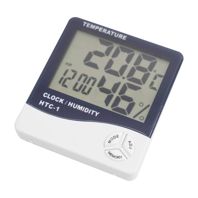 Réveil digital LCD thermo-hygromètre HTC-1