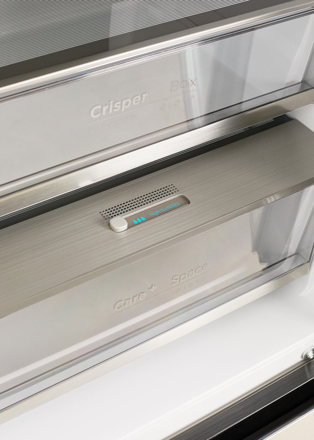 CREATE - FRIDGE STUDIO COMBI PRO 402 - Réfrigérateur-congélateur combiné 402L No Frost avec Space Pro et Care+- Blanc cassé - 4