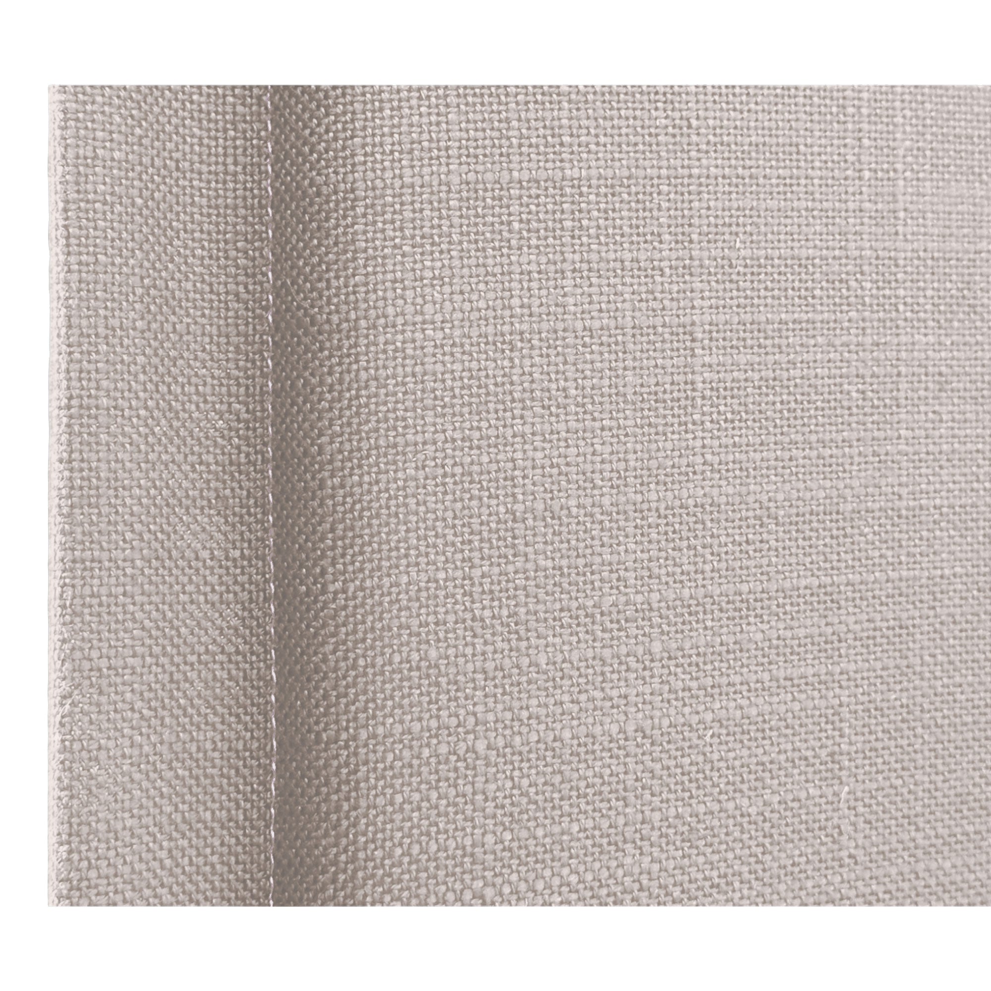 DHOME Cabecero de Lino Natural Liso con Ribete Cabezal Tapizado Cama Dormitorio Moderno Top Trending (Beige, 135cm) - 4