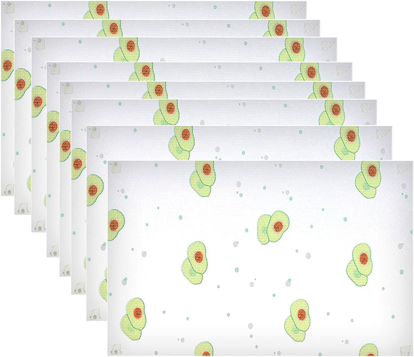 sztuk mat EVA antypoślizgowych i nieprzywierających do lodówki, mata EVA do lodówki, zmywalna mata do lodówki, mata plastikowa