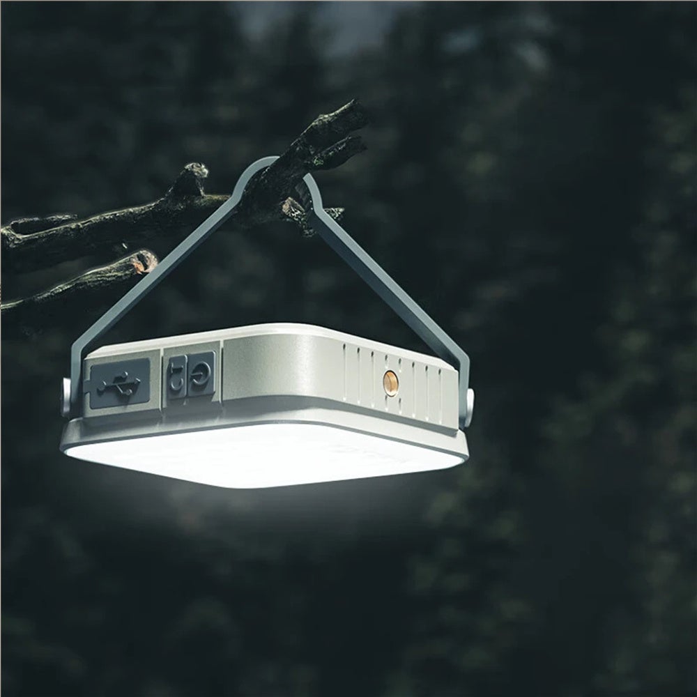 Lampa kempingowa na energię słoneczną, 800 lm, 4000 mAh, zewnętrzna lampa kempingowa LED akumulatorowa lampa kempingowa, wodoodporność IPX5 do namiotu