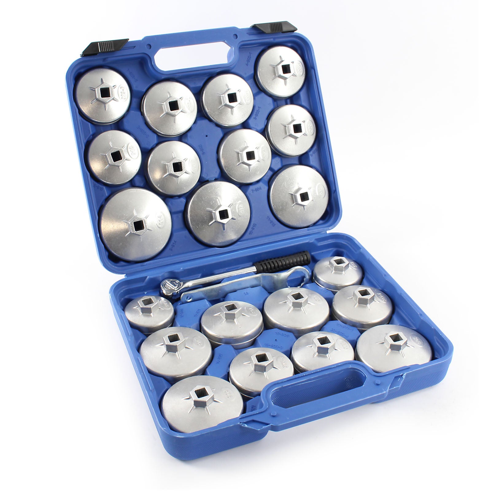 Lot De 14 Clés à Filtre à Huile Universelles | Capuchons 65-100mm Pour Démonter/Serre Filtres Auto Moto