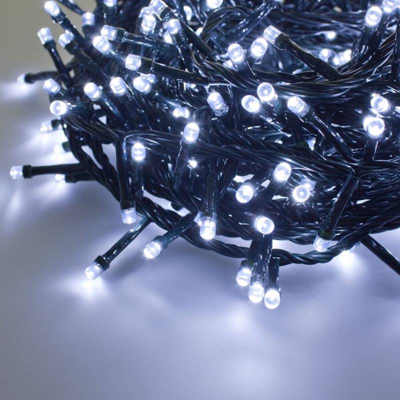 Luci Albero di Natale 320 LED per Interno Esterno colore bianco 14,8 metri - 4