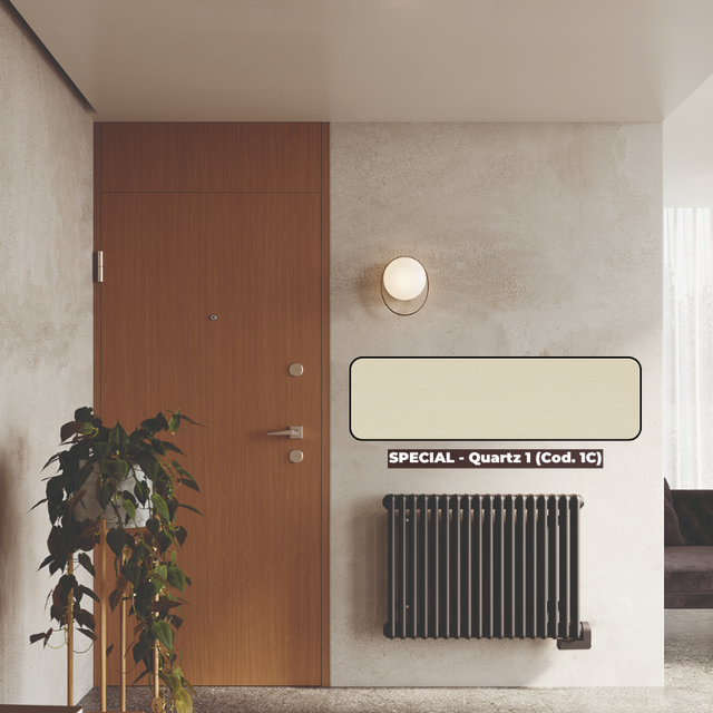 Radiateur decoratif électrique TESI ALLEGE 1000W quartz 1 - IRSAP - RT30600151CA4FRN