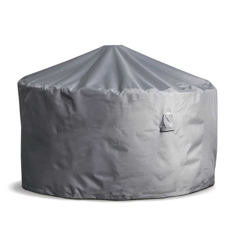 Mehr Garten - Pokrowiec ochronny na okrągły stół ogrodowy Premium: Ø110x71(H) cm I Solidny pokrowiec na wodoodporne i wytrzymałe stoły ogrodowe